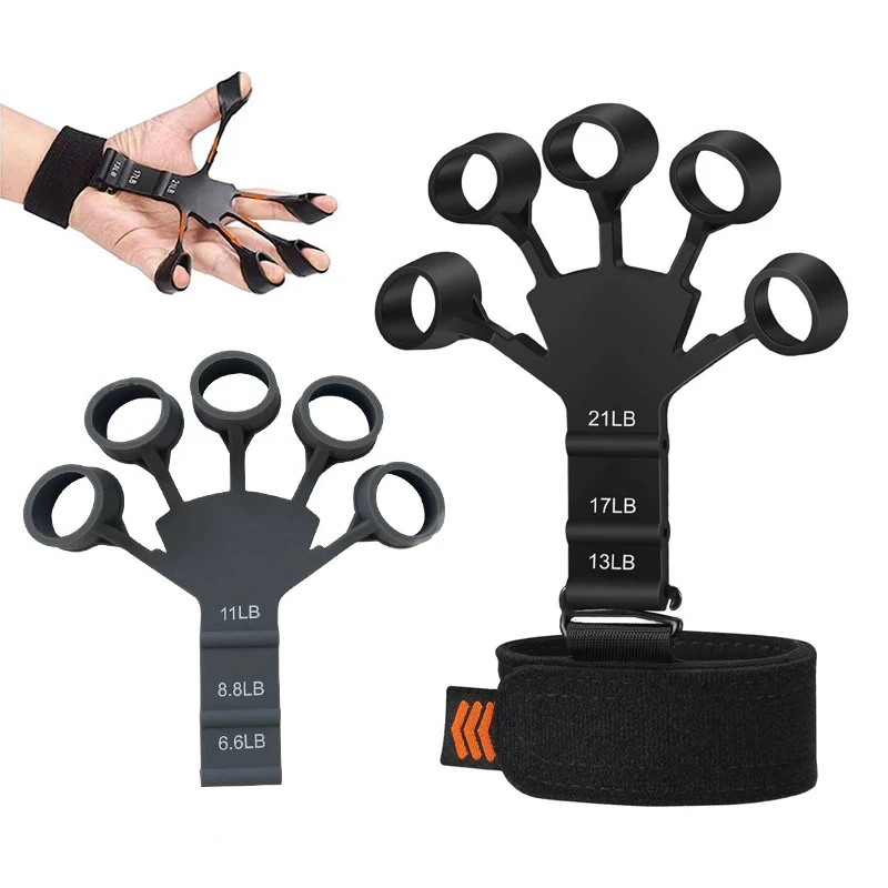 1pcsSiliconeGripsterGripStrengthenerFingerStretcherHandGrip