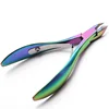 1Pc Stainless Steel Nail Cuticle Scissors Nipper Clipper Manicure Pedicure Tools Golden Handle Dead Skin Scissor Art Tool 4