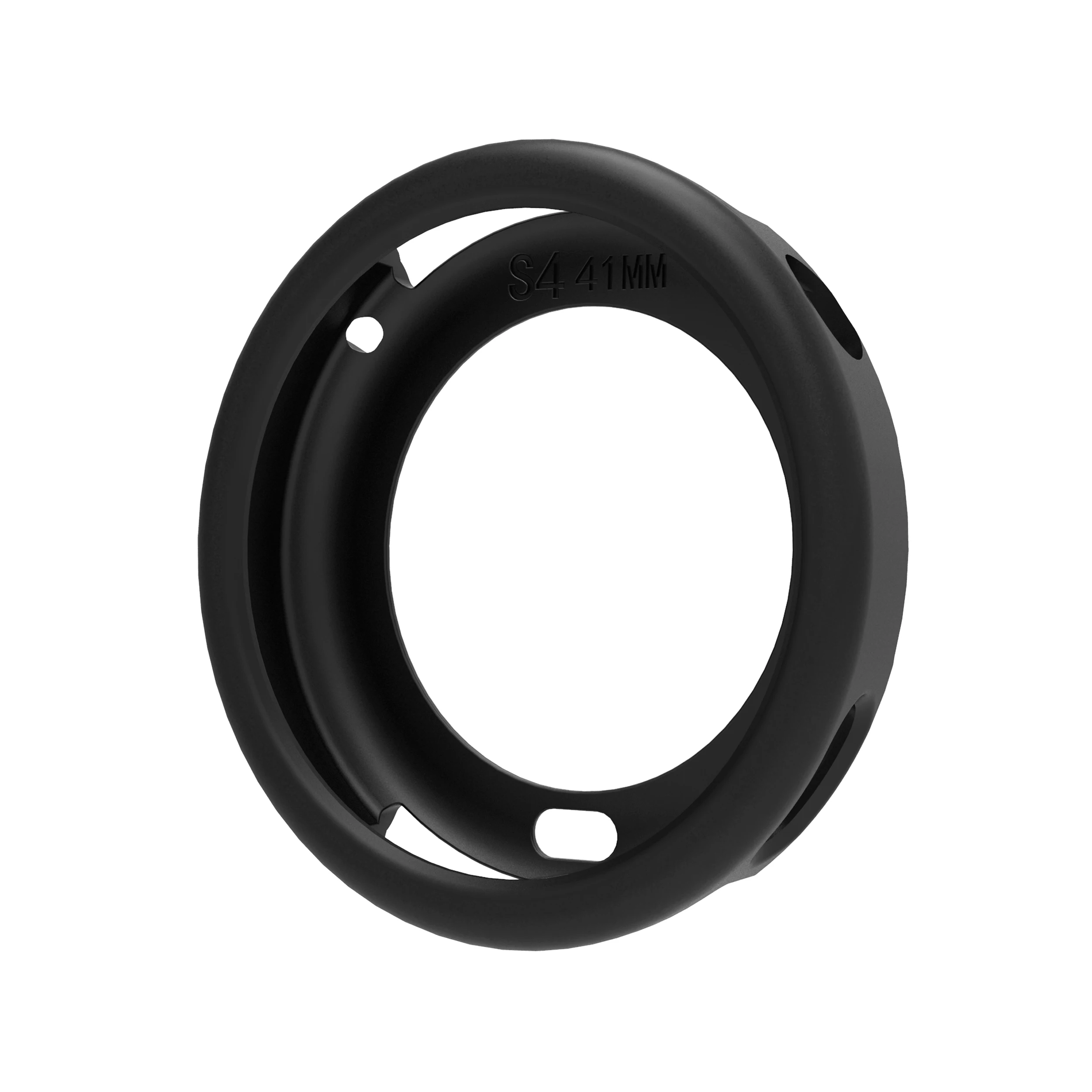 Enhanced Protective Silicone Case for Smartwatch 41mm, Soft TPU Full Body Cover with Hollow Design
