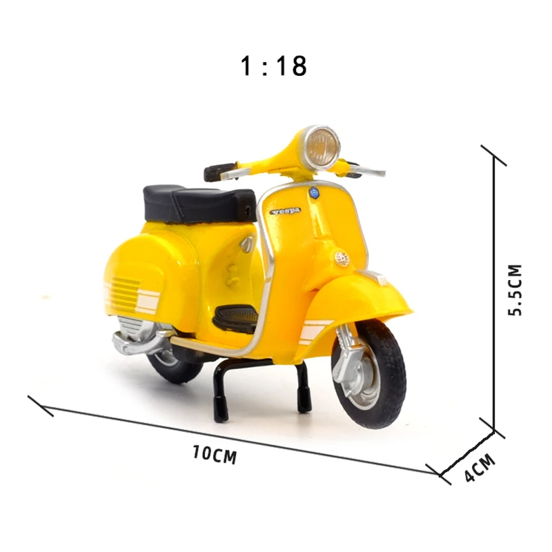 nogle få Partina City Ud CaiPo 1:18 1976 Vespa 200 Rally Alloy Diecast Retro Scooter Model  Motorcycle Toy For Children Gifts Toy Collection _ - AliExpress Mobile