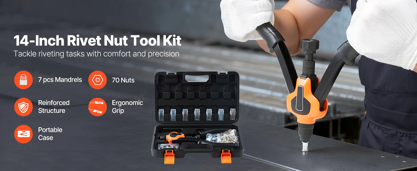 organized rivet nut kit case