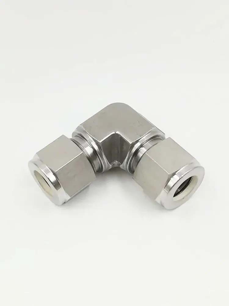 Stainless Steel Tube Fitting, Union Elbow, 1/4 in. Tube OD, SS-400-9 can combination with Swagelok