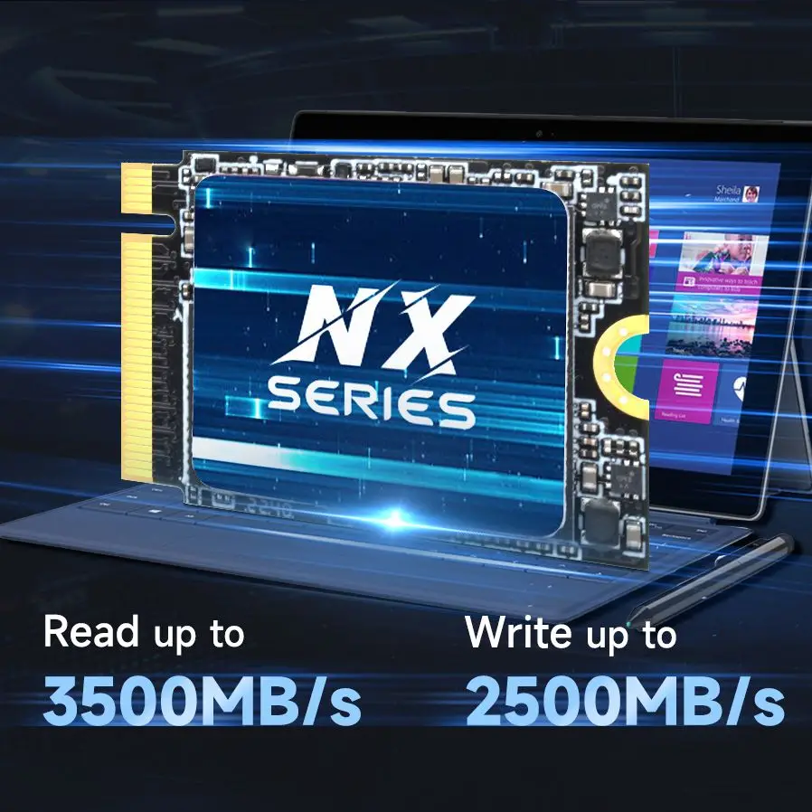 Ssd m2 Nvme 512gb Também Disco Rígido M.2 22 30 Pcie 3.0 Nmve 256g Acionamento Interno para Deck de Vapor Kingspec2230 - Imagem 5
