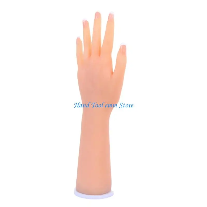 H37F Flexible Silicone Hand Model Realistic Detailing For Jewelry Display Art Practice And Commercial Photography Use