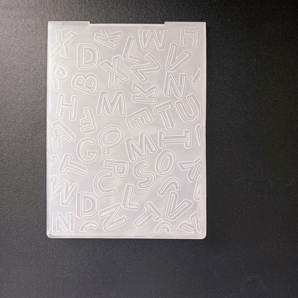 Plastic Embossing Folder For Card Making Scrapbook Paper Craft Album Embossing Machine Template