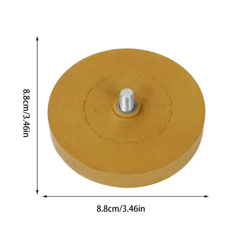 Decal Remover Eraser Wheel Powerful Adhesive Remover Eraser Wheel Sturdy Structure Decal For Automobile Paint Glass