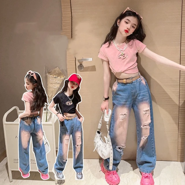 New Fashion Girls Denim Jumpsuit Girl One-pieces Coveralls pants  manufacturers and suppliers | China LeeSourcing