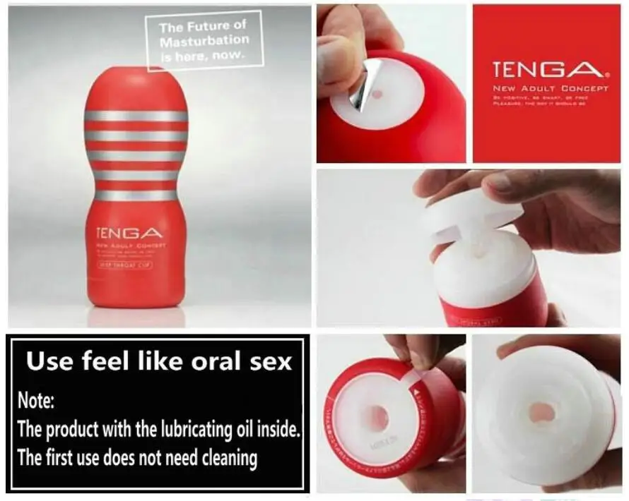 TENGA Male Real Vagina Masturbator Cup U.S. Large size Realistic Blowjob Pussy Sexy Vagina Pocket Stimulator adult Deep Throat