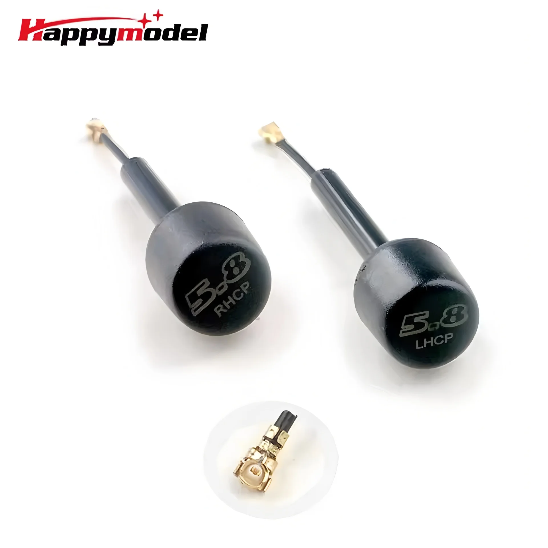 HappyModel 5,8 ГГц 2,5 дБ Lollipop всеугольная антенна RHCP LHCP UFL оригинальная замена для дронов Crux35 Crux35 HD Freestyle thumbnail 2