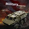 Rc 1:16 Heavy Military Truck Armored Vehicle 6wd Full Scale  Remote-Controlled Truck Model Remote Control Leather Truck Toy 2