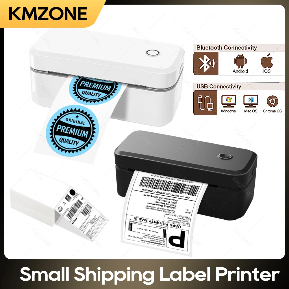 미니 열전사 라벨 프린터 25.4-116mm 바코드 특급 배송 라벨 인쇄 (휴대폰, ..