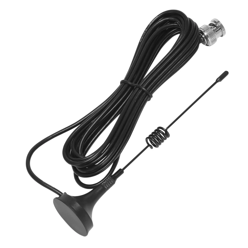 Mini Magnet Base Wide-Band Scanner Ricevi Antenna Per Canon Bearcat Radiohab Motorola Aor Bnc