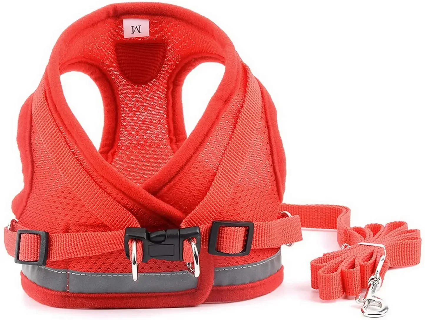 Reflective Cat Harness Breathable Cat Dog Harness Leash Set Adjustable Puppy Dogs Vest Dog Accessories for Small Dogs
