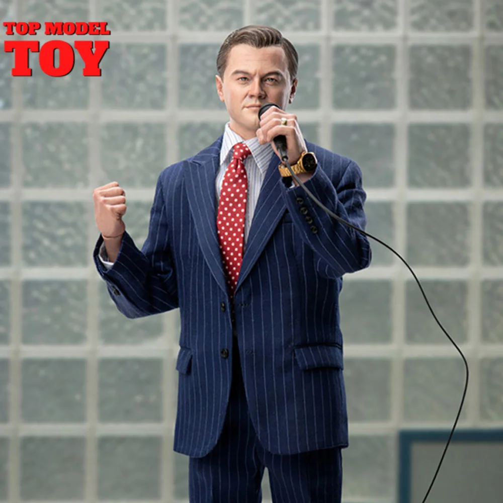 Mars Toys Mat007 1/6 The Wolf Of Wall Street Stockbroker Leonardo Mr. Jordan Maschio Solider Action Figure Modello 12 "Set Completo Bambola