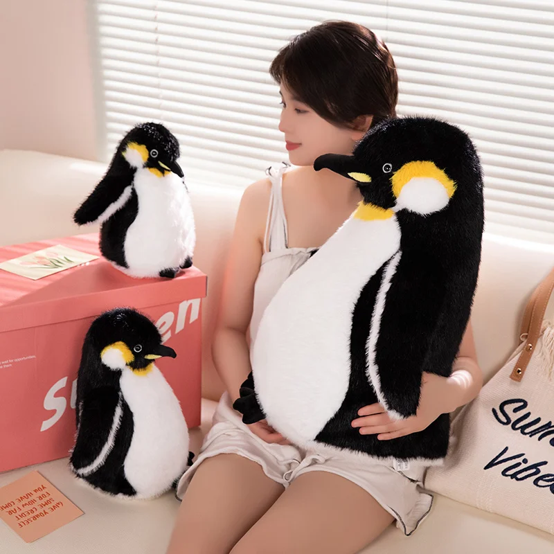 Kawaii Huggable Fat Penguin Plush Soft Cute Toys, Stuffed Animal Toys, Baby Doll, Kids Toy, Birthday Gift for Children, Girls