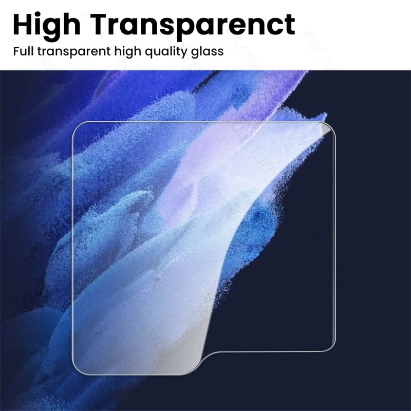 2-Pack Tempered Glass Back Screen Protector for Samsung Galaxy Z Flip