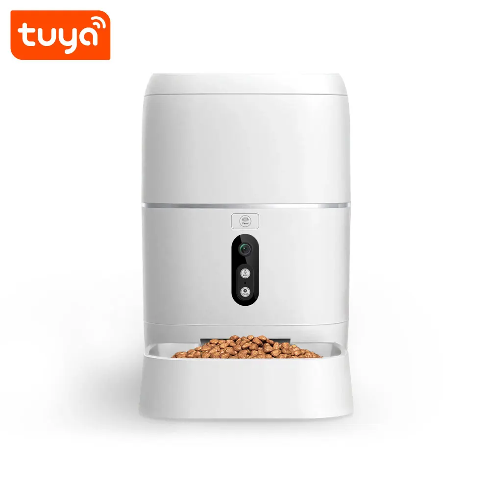 

High Quality TuyaSmart WiFi Automatic Pet Feeder with Built in Camera PST-FD-BL3-C