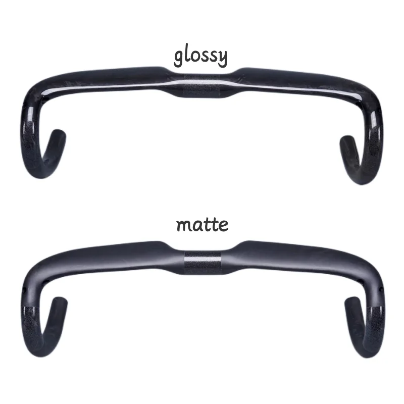 Road Bike Handlebar AERO T800 High Modulus Carbon Fiber 31.8mm Matte