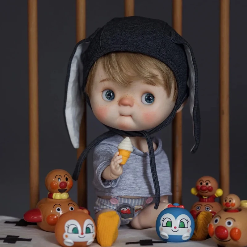bjddoll  QBABY顔の海外ドール カスタム Lボディー付き Handmade 1/6 Cute BJD Doll Qbaby Resin Jointed Eyes Face Makeup