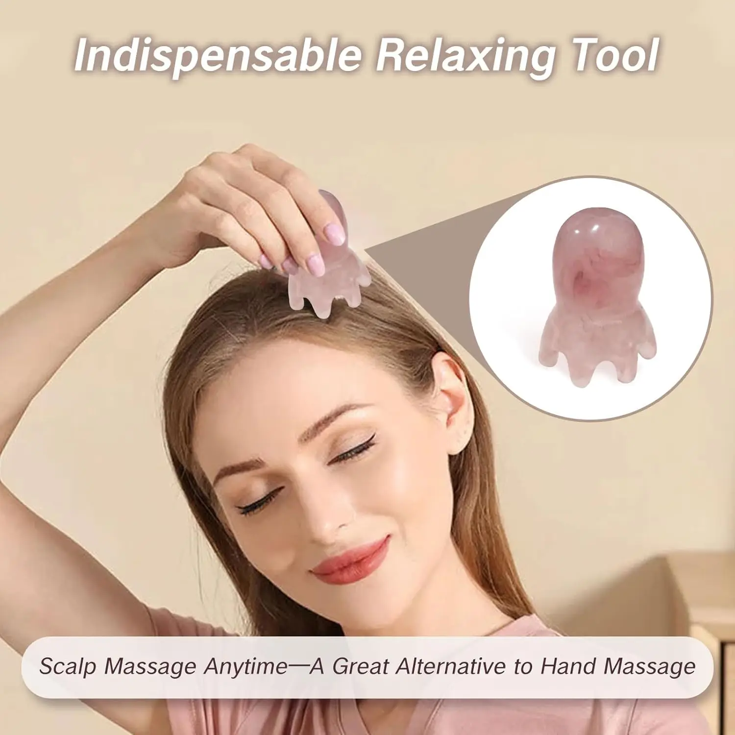 2Pcs Octopus Scalp Massager & Gua Sha Tool 8-Tentacle Head Scratcher for Deep Relaxation Muscle Knot Relief Acupressure Massager