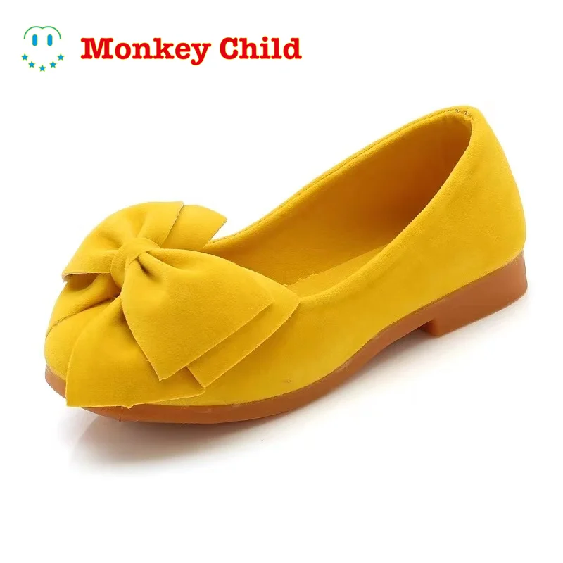 Candy Color Children Shoes Girls Princess Shoes Fashion Girls Slip on Shoes With Bow 1-12 years old Lady shoes children's shoes for adults