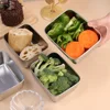 Stainless Steel Box High Temperature Resistant Foods Preservation Picnic Bento Boxes Storag Container Refrigerator Food Storage 5