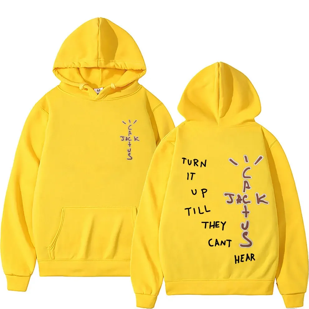 cactus jack yellow hoodie
