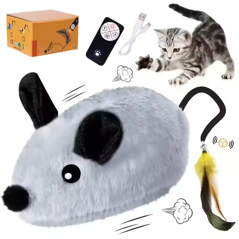 Electronic Interactive Moving Mouse Toy