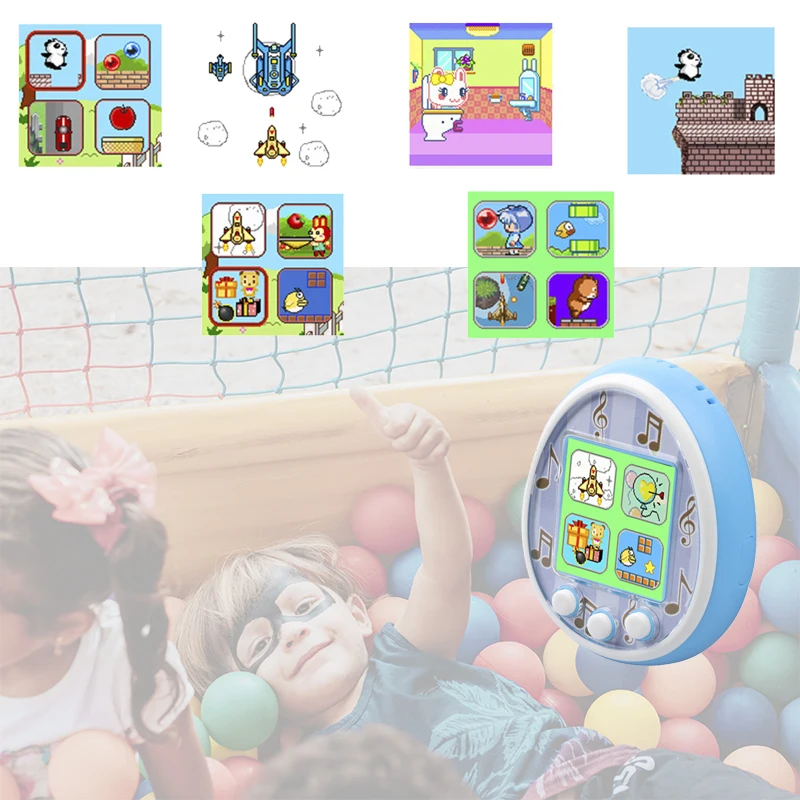Newest Virtual Cyber Pet Original 90s Electronic Pet Color Kid Puzzle Toy Digital HD Screen E-Pet Fencing System Interactive Toy 5