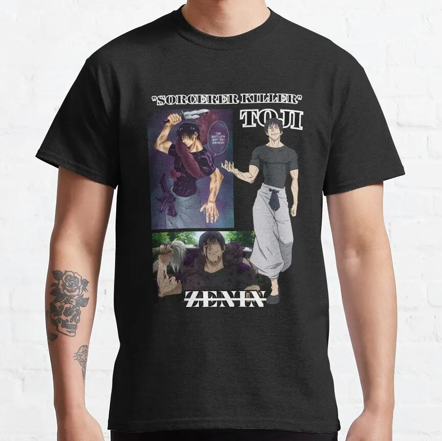 Toji Fushiguro Pure Cotton Anime Tee - Perfect Gift