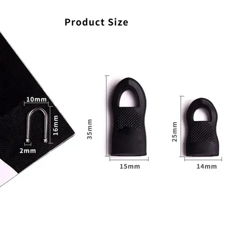Plastic Zipper Puller Tool for Luggage Schoolbag Clothing