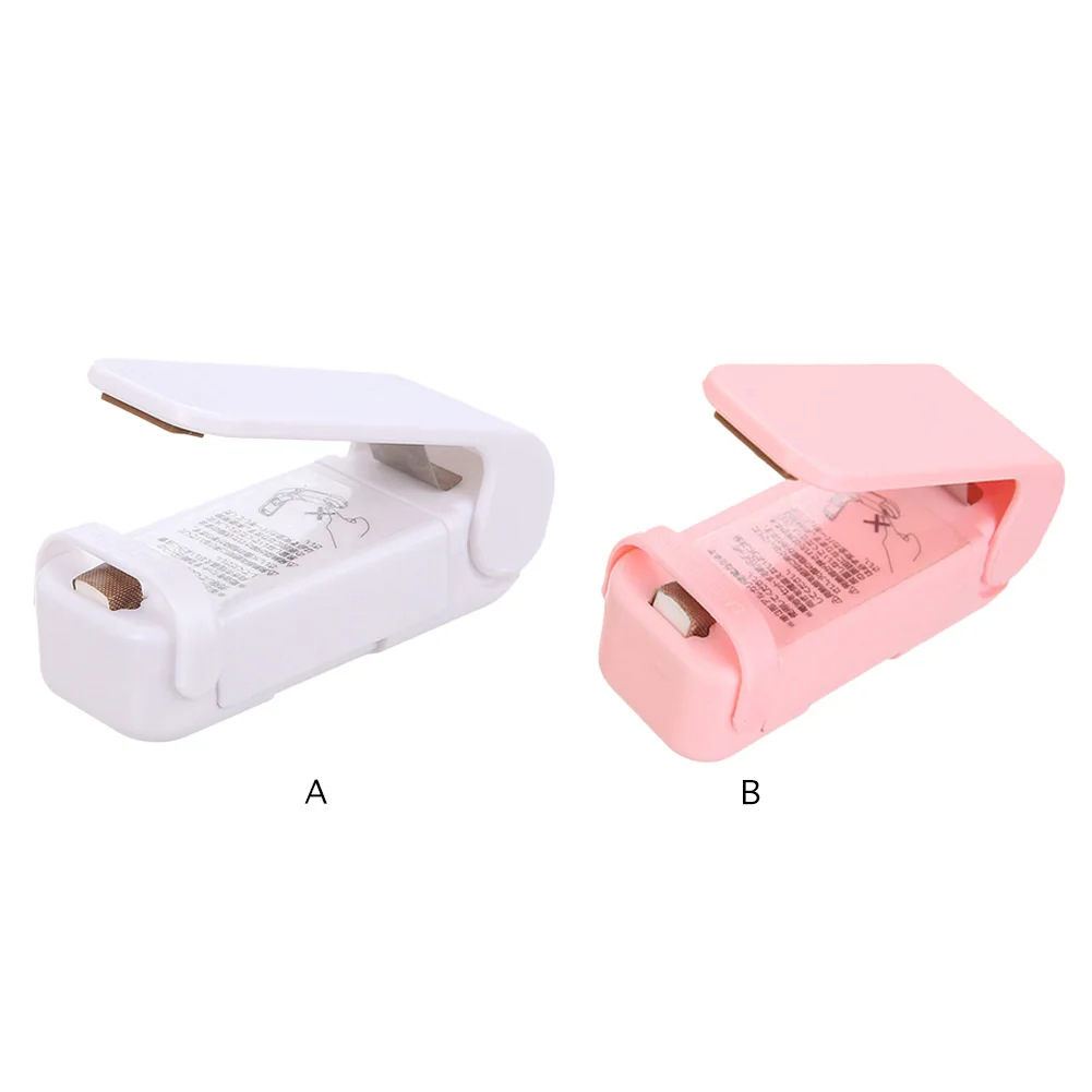 Mini Bag Sealers Portable Bag Resealer Machine Vacuum Sealing Machine for Plastic Bags Storage for Food Snack Cookies Fresh mini sealer plastic bag sealer