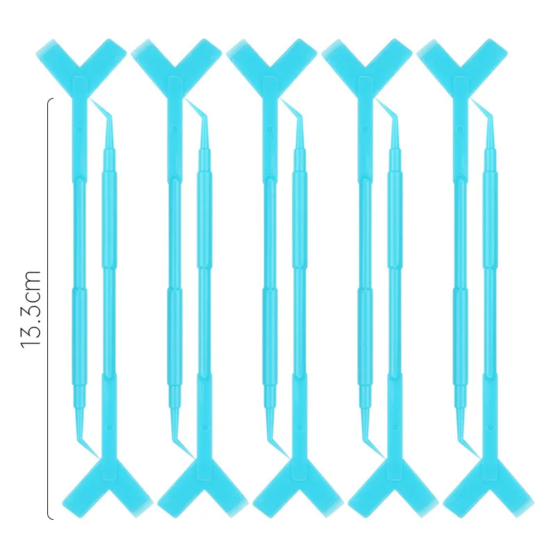 Eyelash Curler Eyelash Accessories 10Pcs Plastic Perm Eyelash Wand Eyelash Lifting Curler Kit