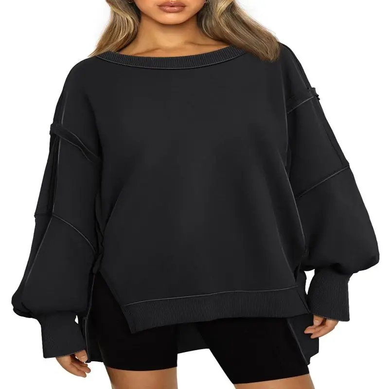 

Women‘s Oversized Crew Neck Sweatshirts Hoodies Fall Outfits Fashion Teen Girls Winter Clothes