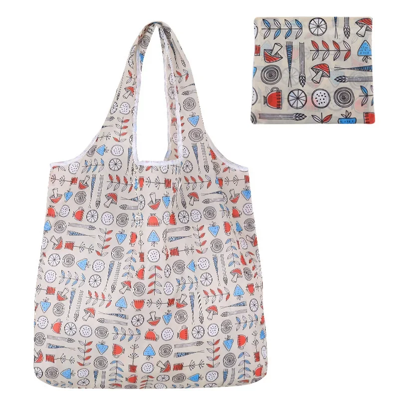 Eco-Friendly Reusable Foldable Nylon Shopping Tote Bag