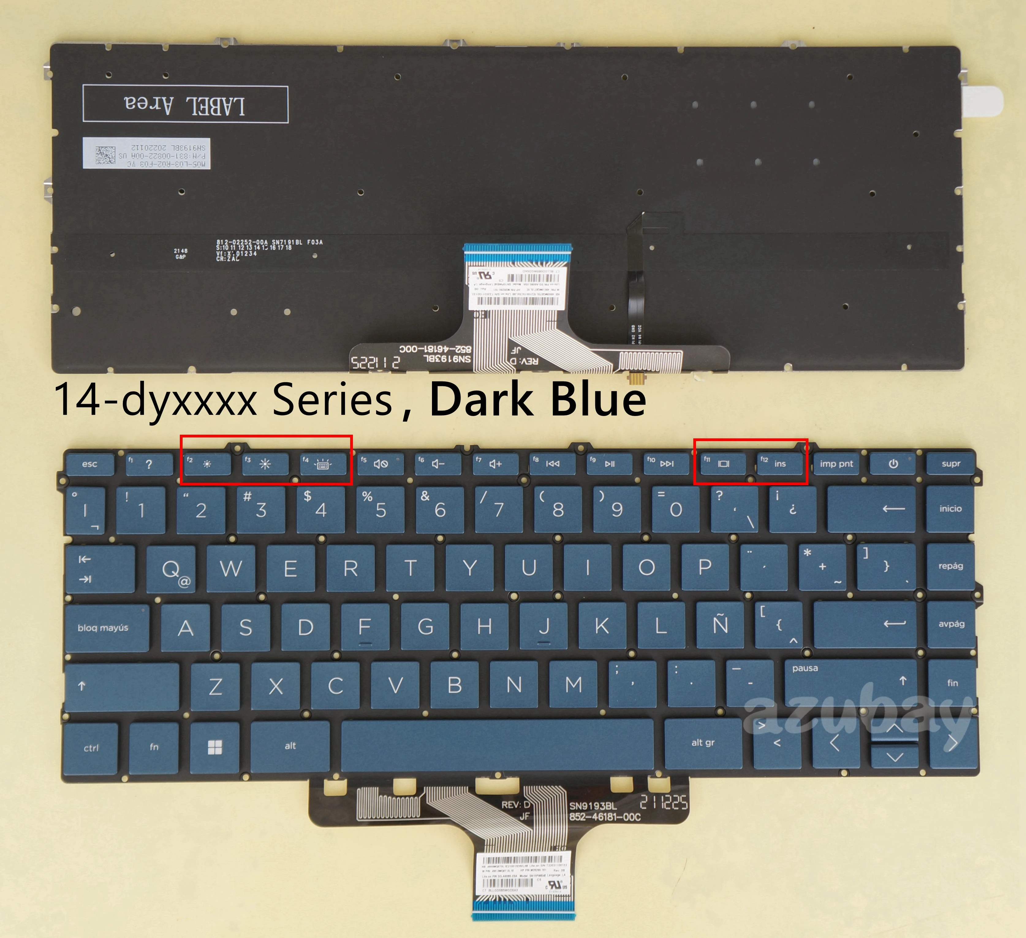 LA SP Laptop Keyboard For HP M38114-161 M28291-071 M28291-161  