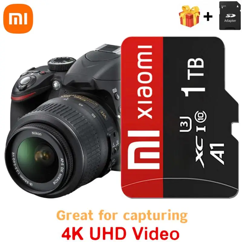 Xiaomi 1Tb Micro Memory Sd Card 128Gb 256Gb 512Gb 1Tb Sd Card Sd/Tf Flash Card Classe 10 A2 U3 Scheda Di Memoria Per Telefono