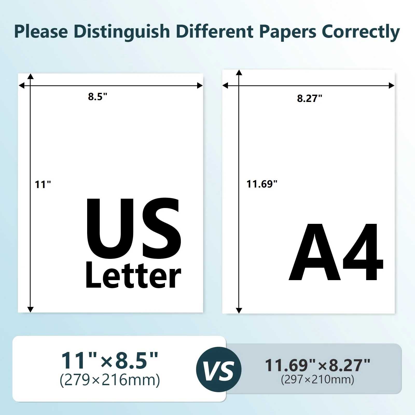 Thermal Printing Paper US Letter Thermal Paper 8.5x11 Compatible M08F-Letter Printer HPRT MT800/MT800Q Brother PJ762/PJ763MFi Portable Printer printing paper,thermal label paper