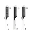 3pcs Hairbrush Hair Styling Combs Tailed Comb Set Coloring Dyeing Comb Salon Tool Sectioning Highlighting Weaving Cutting Comb 5