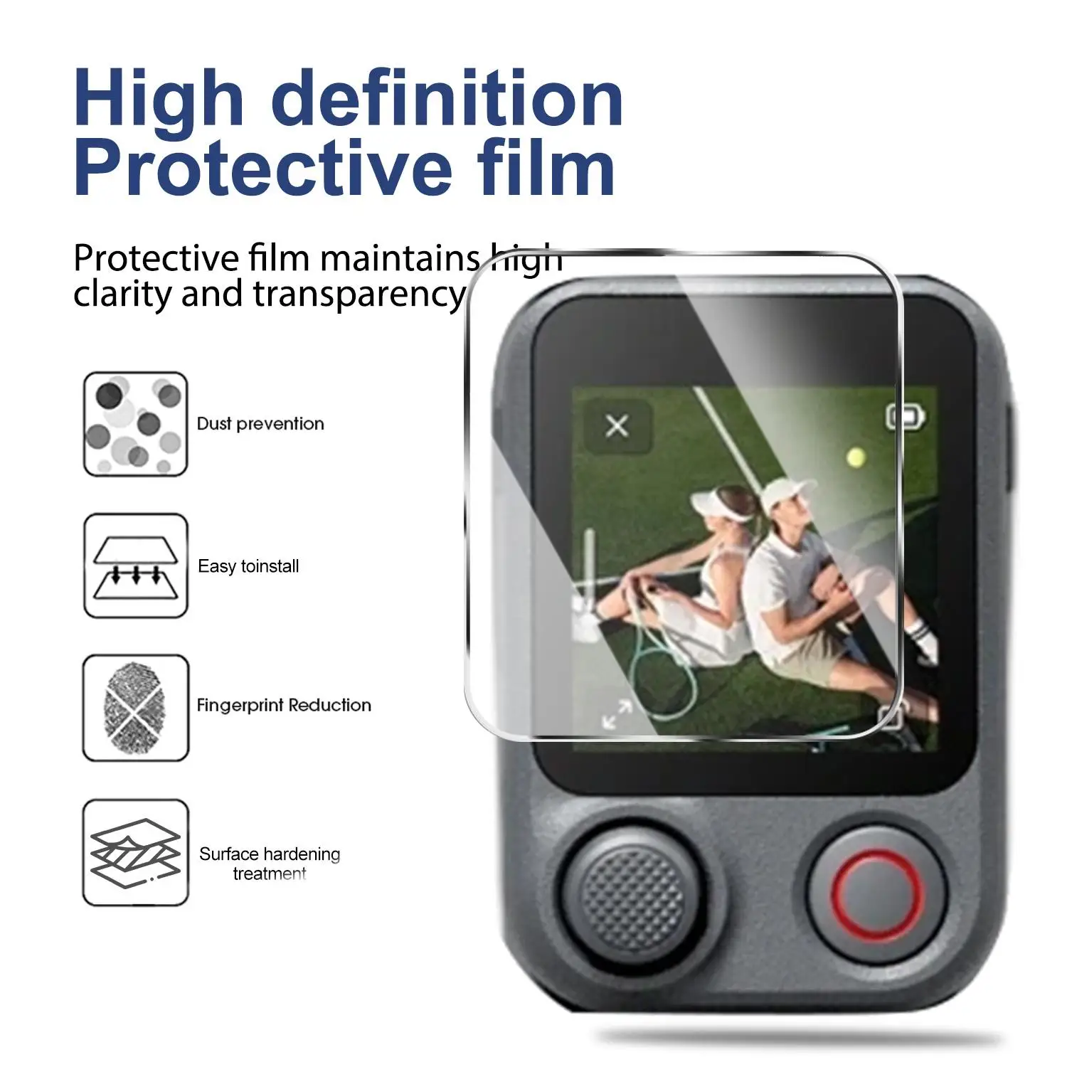 Achetez des protections pour DJI Mobile 8P en lot économique, 5 pièces blanches pour votre appareil.