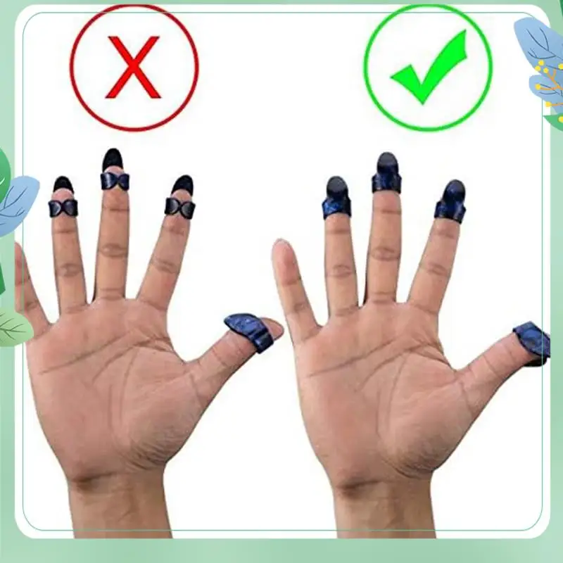 SYDS Finger Picks, Medium, Flat Thumbpicks, Celluloid Guitar Finger Picks (24 Pieces Picks)