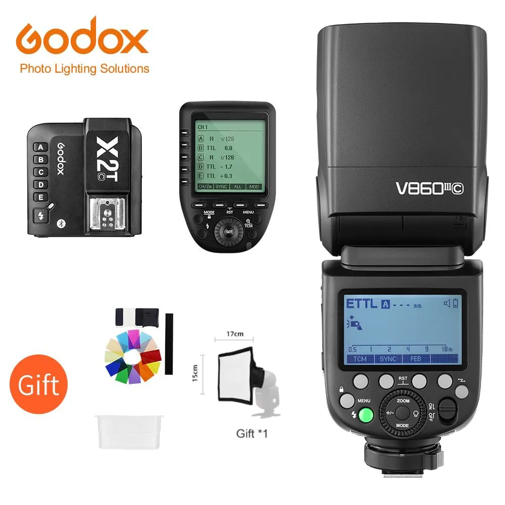 Godox V860iii V860iiic V860iiin V860iiis Speedlite Camera Flash Ttl Hss Flash For Canon Sony