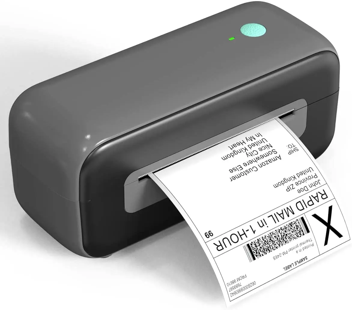 Phomemo thermique expédition 118mm imprimante d'étiquettes d'adresse pour  l'expédition GT imprimante d'étiquettes de bureau pour les entreprises code  à barres USB PM-246S - AliExpress