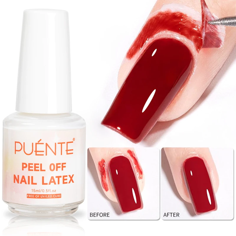 Vernis à ongles en Latex, liquide Anti-débordement, Protection des bords des ongles, soins de la peau, pour manucure, 15ML 1