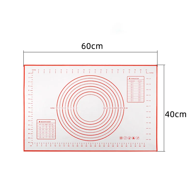 60x40cm red