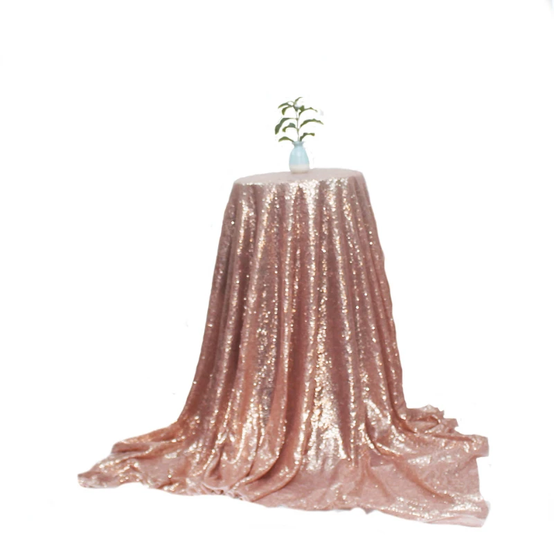 

Round Encrypted 3mm Full-size Wedding Banquet Sequin Tablecloth Holiday Party Hotel Sequin Embroidered Tablecloth Table Flag
