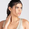 AAA + 8mm perle d'eau douce, boucles d'oreilles en forme de perle en cage plaquée or à la mode pour femmes boucle d'oreille en or pour femmes cadeau de mariage