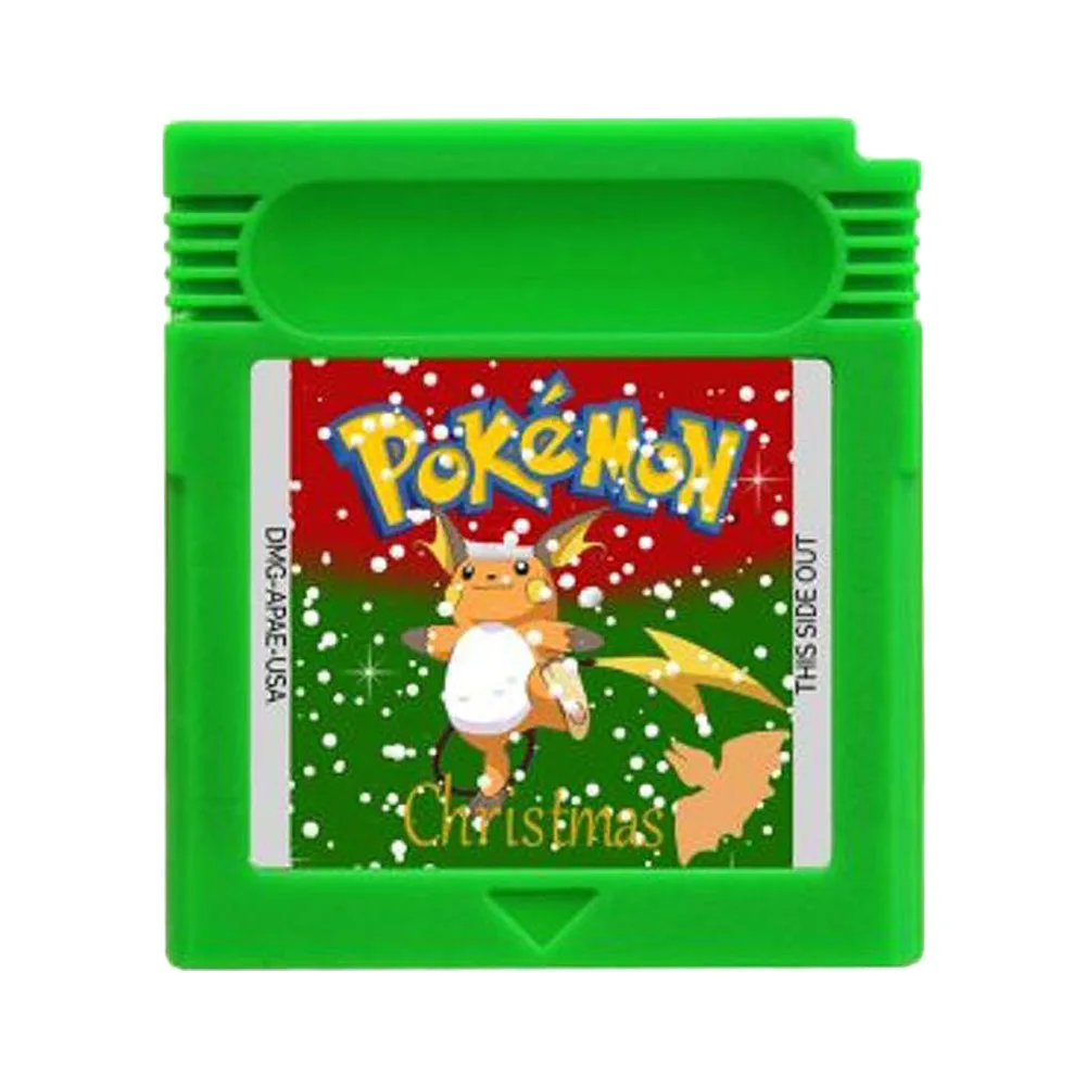 Pokemon Series 16 Bit GBC Game Card Video Game Console Card Black