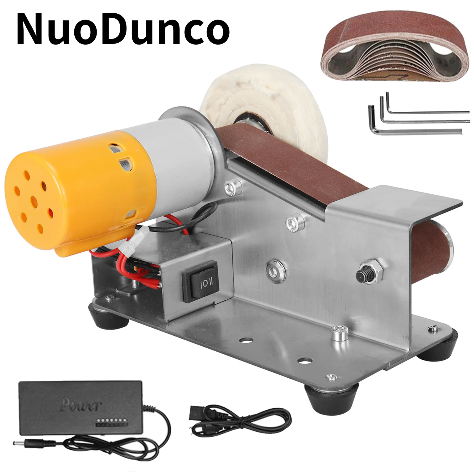 110/220V15&deg;Electric Belt Grinder Mini Polisher Multifunctional Belt Grinder For Metal Woodworking Knife Edge Sharpening Abrasive electric grinder belt sander