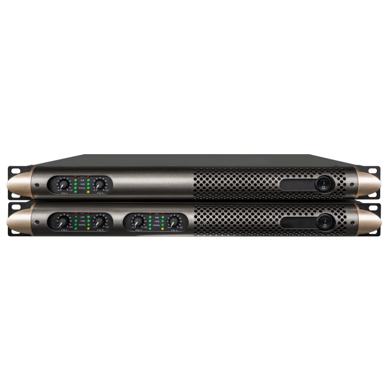 Suitable For Digital Amplifier Of Entertainment Category Karaoke Professional 1U Two Four Channels Audio Prower Amplifier